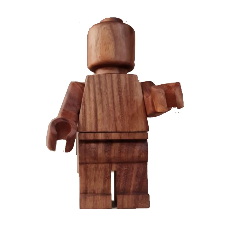 Deco Robot Wood