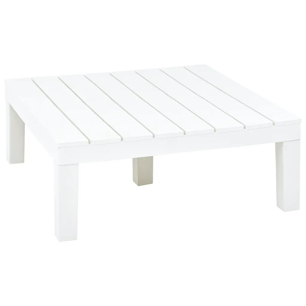 Mesa Cata Tzalam Pintura Poliuret, Blanco Ext. 85 X 85 X 45 Cm Alto