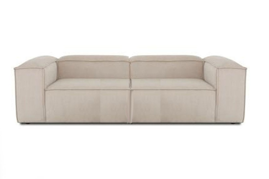 Sofa Nube Recto  2.30 X 0.90 M Natural Tela Interior