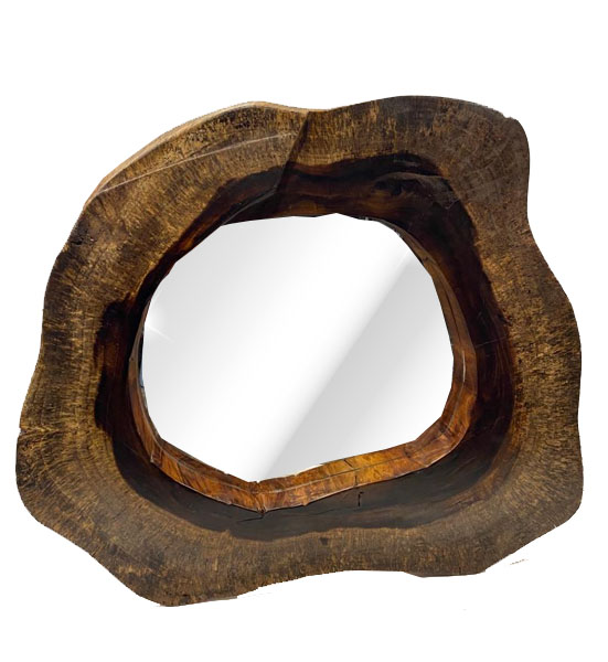 Espejo De Pared Wood 90 Cm Ancho Aprox