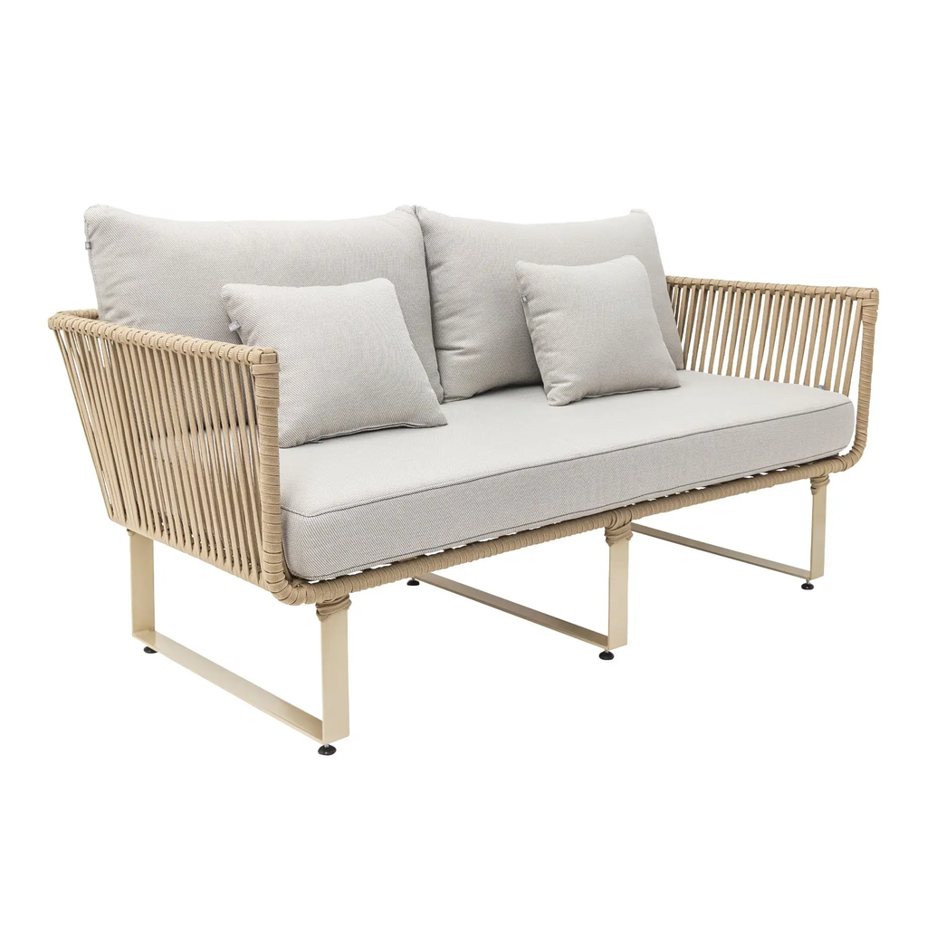 Nahoval Love Beige, Cuerda Beige, Tela Exterior Blanca.