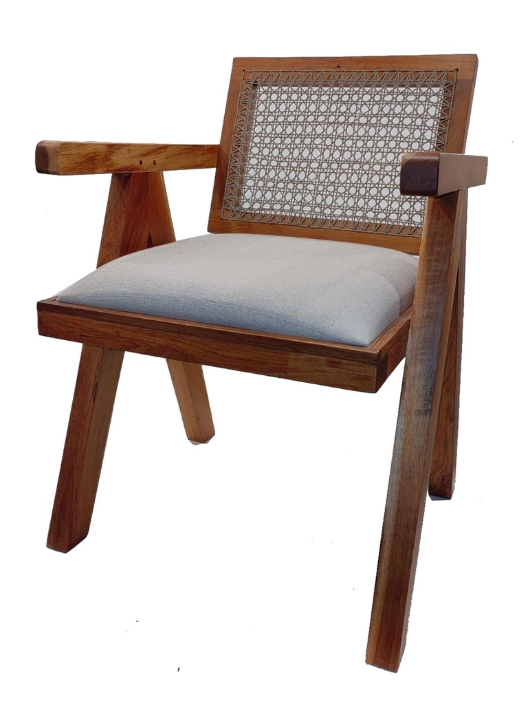 Silla Taboo Tzalam Y Rattan Natural