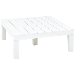 Mesa Cata Tzalam Pintura Poliuret, Blanco Ext. 85 X 85 X 45 Cm Alto